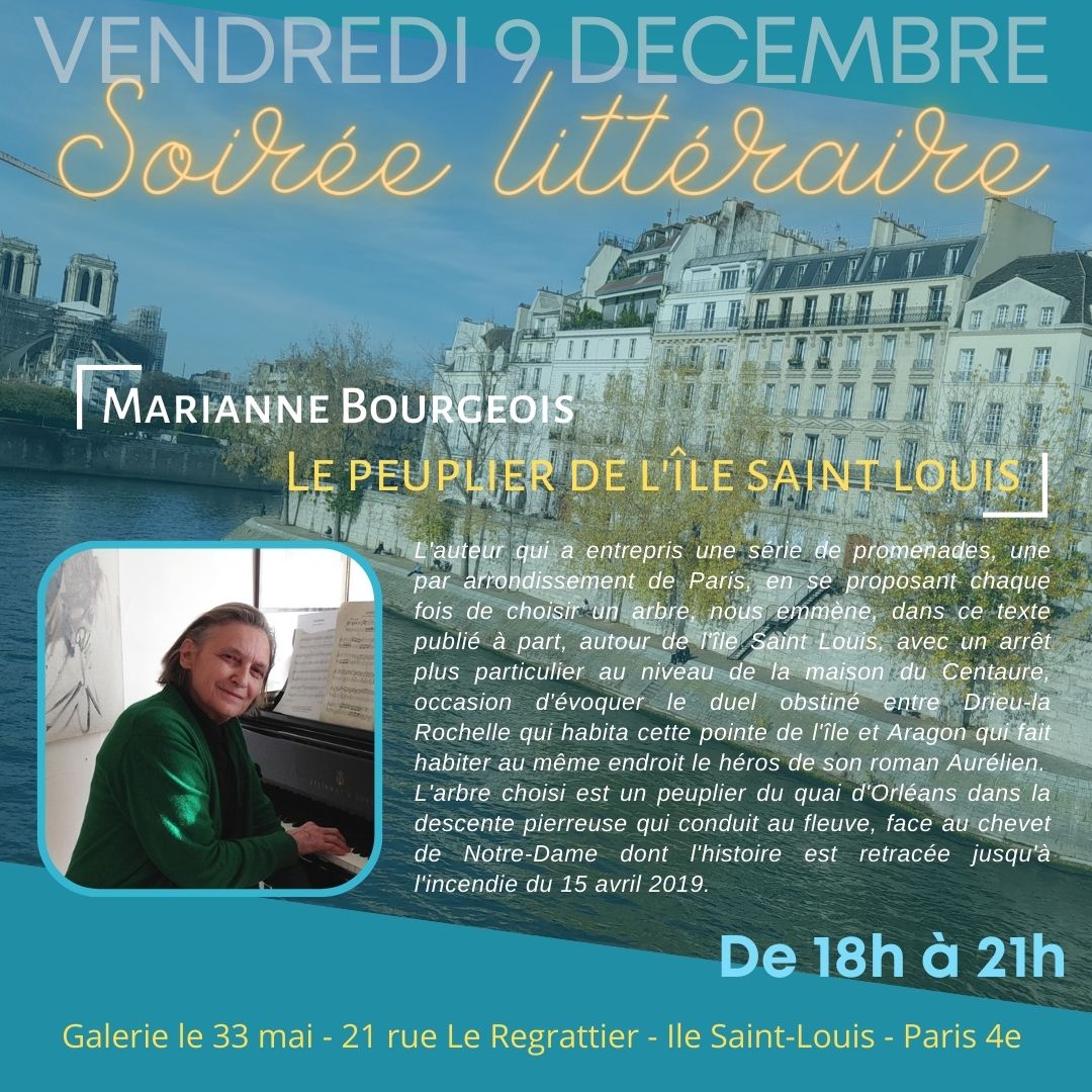 Soirée Littéraire du 9 décembre 2022