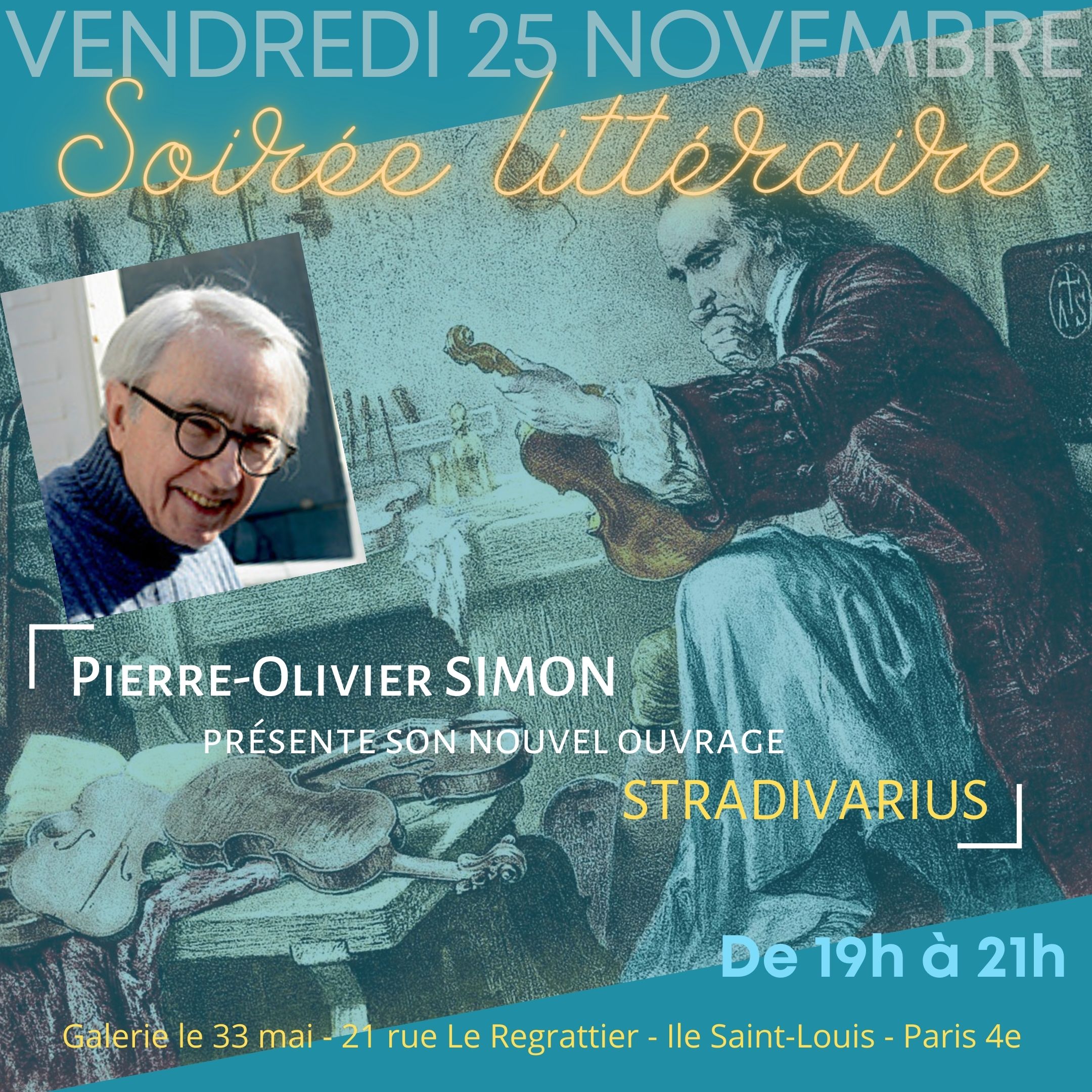 Soirée Littéraire du 25 novembre 2022