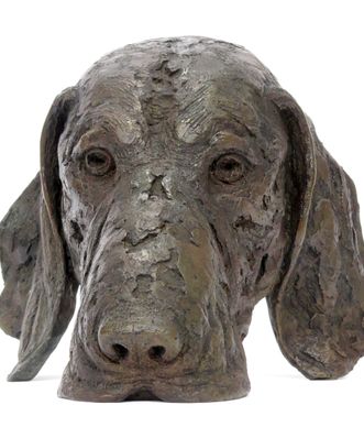 Sculpture animalière PJ CHABERT-Paco-Chien Bronze 8-8 bis 