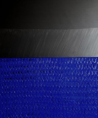 Surface & Relief Black Blue - acryl canvas- 2023- 120 X 80