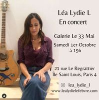 Concert acoustique folf de Léa Lydie Lefebvre
